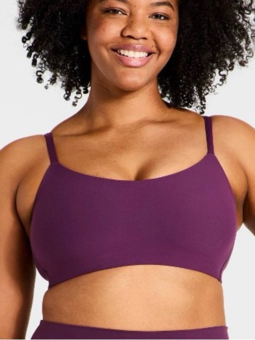 Plum sports bra